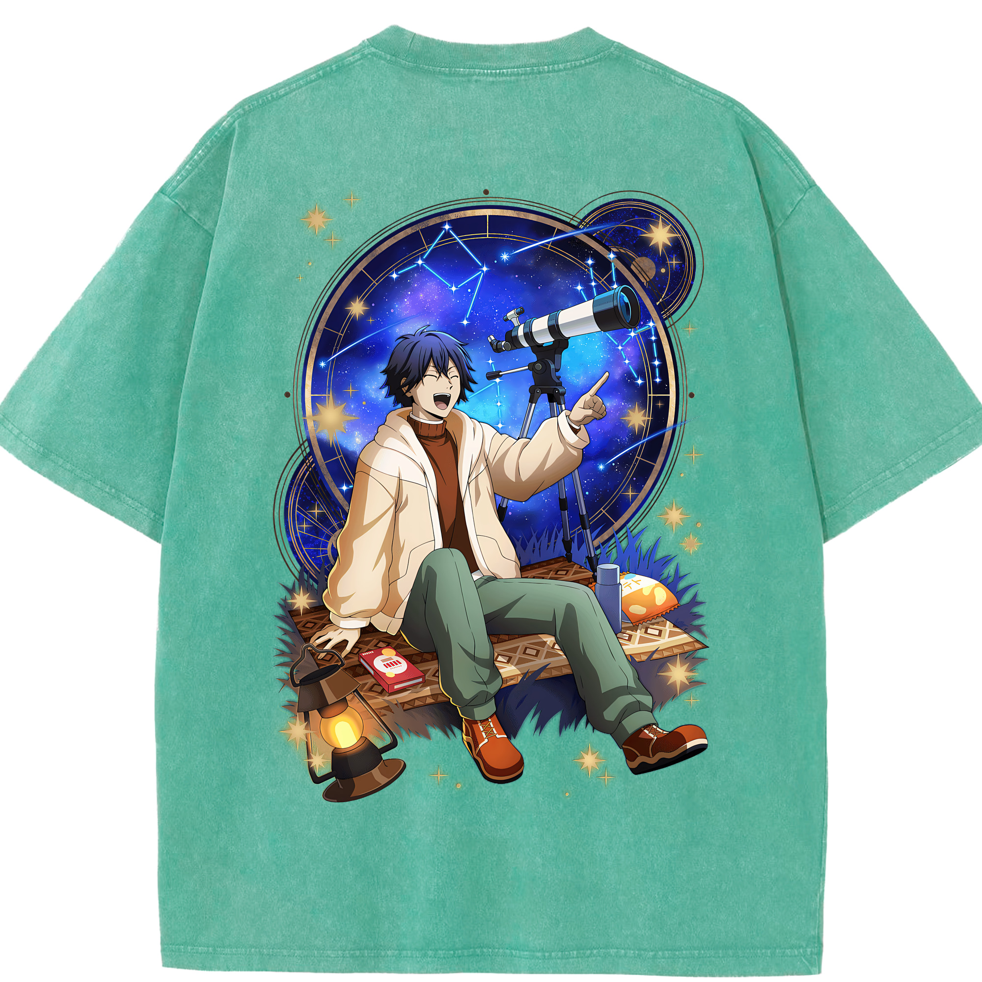 （画像用） 文豪ストレイドッグス Bungo Stray Dogs 綿100% ヴィンテージ風 半袖Tシャツ（背面プリント）